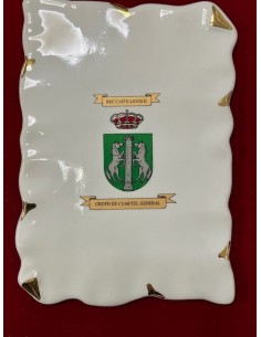 Cuadro madera y cerámica Grupo de Cuartel General BRC... 2