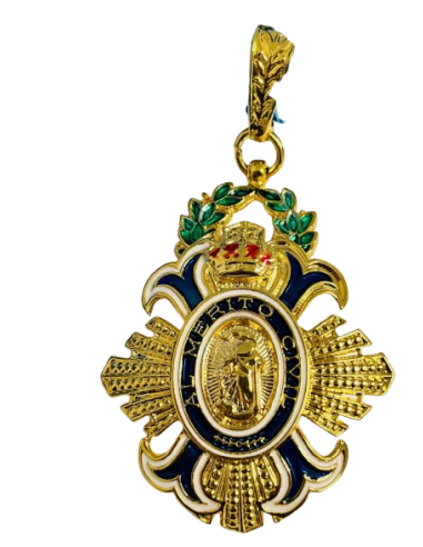 Encomienda del Orden Merito Civil oficial Oro