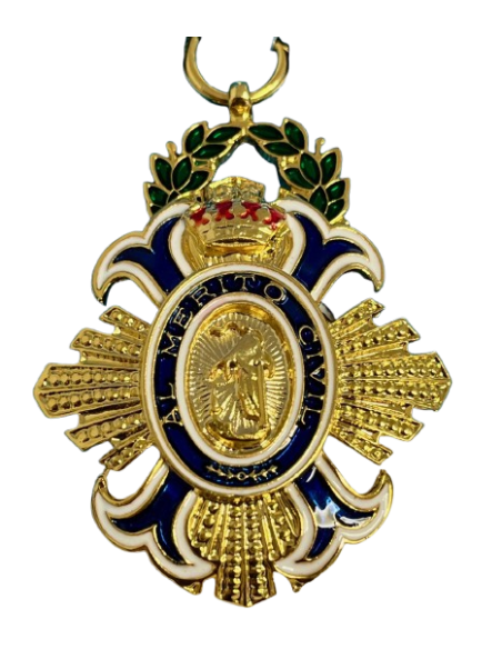 Lazo Dama Orden del Mérito Civil Cruz de Oficial