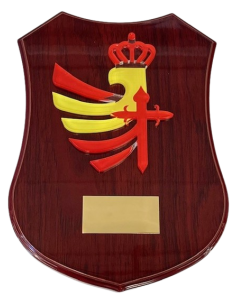 Metopa de Madera con escudo Metacrilato Ejercito de Tierra