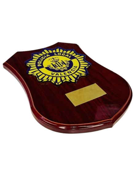 Personaliza tu Metopa de Madera con escudo Metacrilato