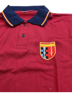 Polo Manga corta granate escudo Reservista 2