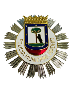 Placa de Pecho Policía Municipal de Madrid (Reglamentaria)