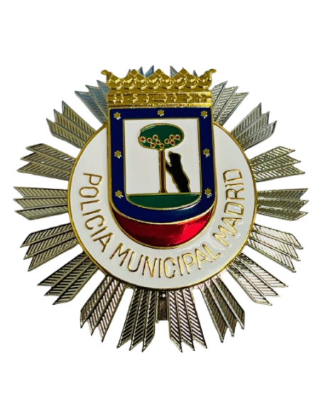 Placa de Pecho Policía Municipal de Madrid (Reglamentaria)