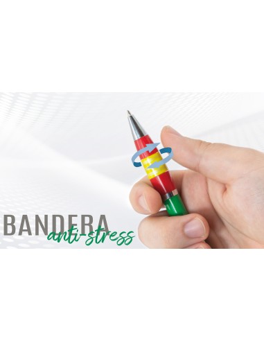 Bolígrafo personalizado Antiestrés Bandera España