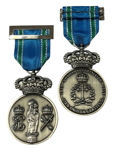 Medalla Centenario Virgen del Pilar Guardia Civil