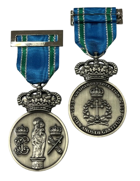 Medalla Centenario Virgen del Pilar Guardia Civil