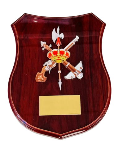 Metopa de Madera con escudo Metacrilato Legión...