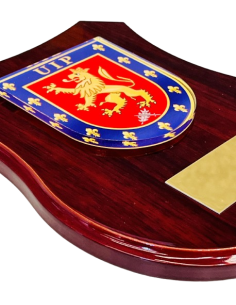 Metopa de Madera con escudo Metacrilato Policía Nacional UIP 2