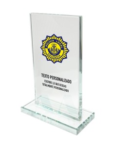 Metopa de cristal Personalizada Policía Local Valencia...