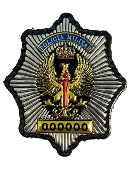 Parche Placa de Pecho Tex-flex Policía Militar