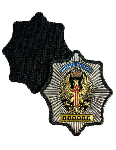 Parche Placa de Pecho Tex-flex Policía Militar