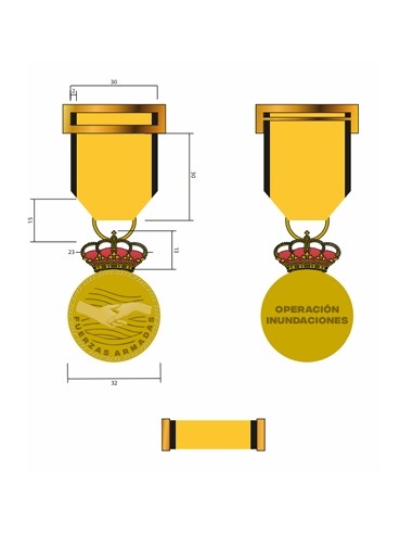 Conjunto Medalla Conmemorativa Dana 2024