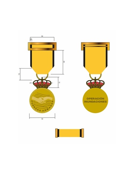 Conjunto Medalla Conmemorativa Dana 2024