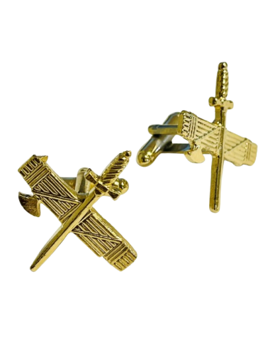 Gemelos para camisa metálico Guardia Civil