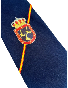 Corbata con nudo Azul Marino caballero Hermandad de... 2