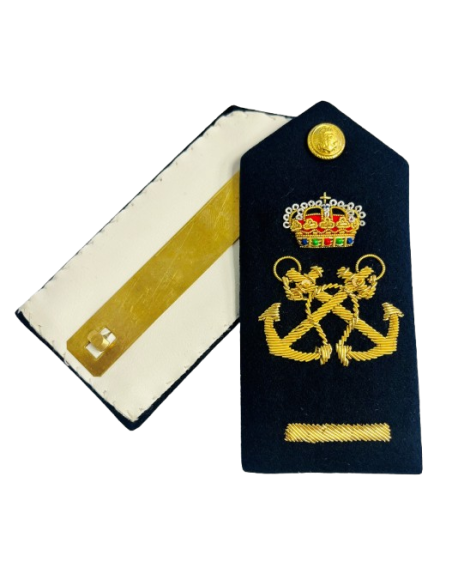 Palas Bordada a mano Armada Guardiamarina de 1º (Par)