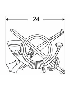 Emblema de Solapa Infantería (Par) 2