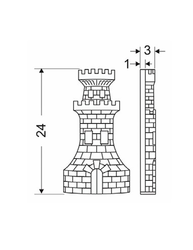 Emblema de solapa Ingenieros (Par)