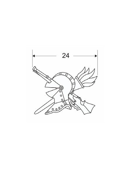 Emblema de Solapa Logística (Par)