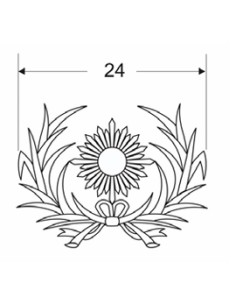 Emblema de Solapa Intendencia (Par) 2