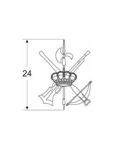 Emblema de Solapa Legión (Par)