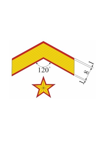 Galón metálico SUBTENIENTE (Par)