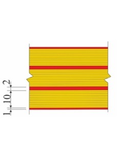 Galón metálico SARGENTO (Par) 2