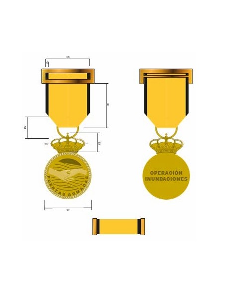 Medalla Conmemorativa Dana 2024 + Pasador de diario