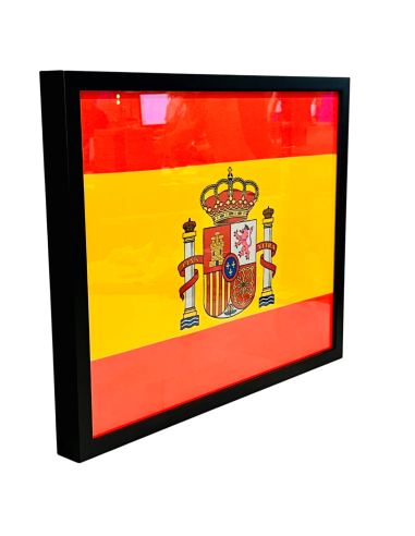 Cuadro Bandera España con escudo Sublimado 50x40cm