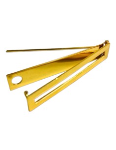 Pasadores Alfiler Medalla Grande 2 Huecos 2