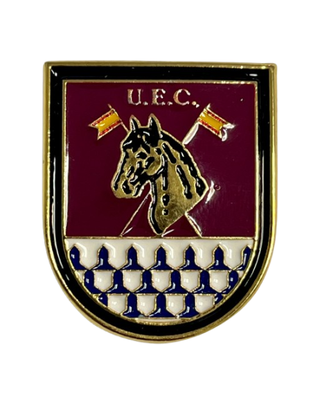Distintivo metálico Escuadrón Caballería Policía Nacional