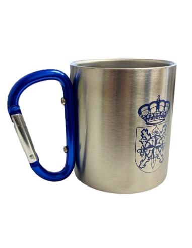 Taza Personalizada inox y Mosquetón