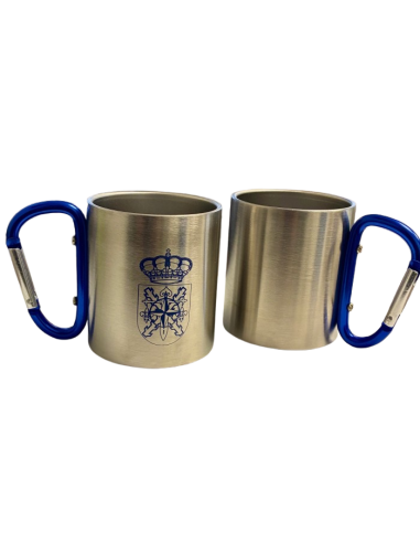 Taza Personalizada inox y Mosquetón