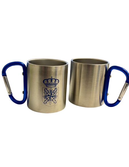 Taza Personalizada inox y Mosquetón