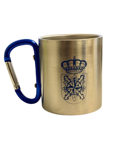 Taza Personalizada inox y Mosquetón