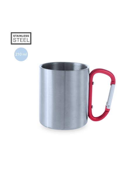 Taza Personalizada inox y Mosquetón