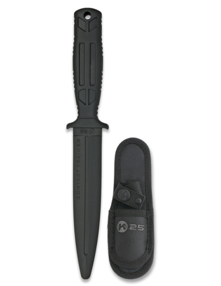 Cuchillo de entrenamiento K25 Negro 31994