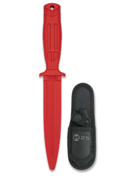 Cuchillo de entrenamiento K25 Roja 31994-RO