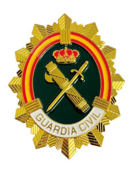 Placa identificación Guardia Civil