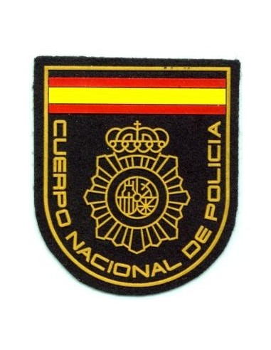 Distintivo/parche Cuerpo Nacional de Policía brazo PVC para jersey