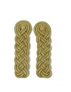 Hombreras traje Gran Gala hilos de oro adulto Ejercito Español