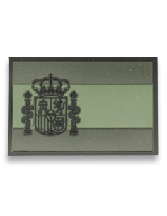 Parche Bandera España mochila : Color / Verde / Árida