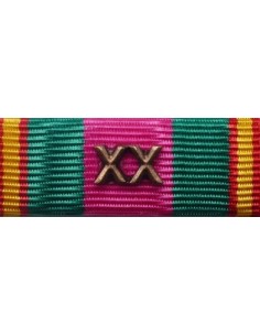 Armazón Condecoración Medalla a la Dediación Policial XX