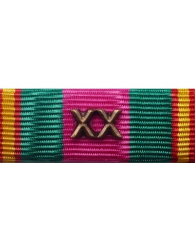 Armazón Condecoración Medalla a la Dediación Policial XX