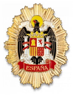 Chapa cartera Guardia Real Española