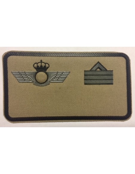 Galleta de Faena identificación PVC y Tela EJÉRCITO DEL AIRE