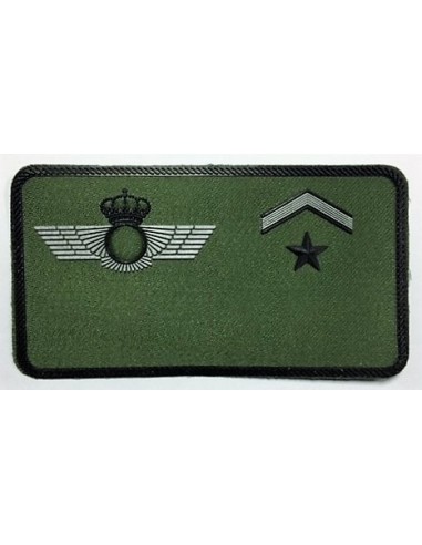 Galleta de FAENA Verde identificación PVC y Tela EJÉRCITO DEL AIRE