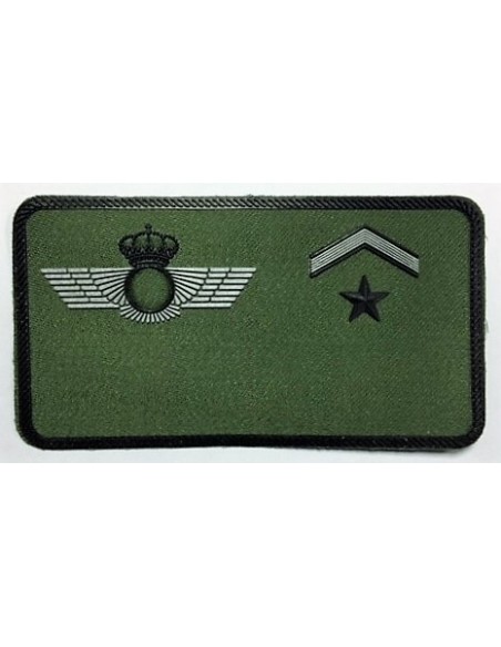 Galleta de FAENA Verde identificación PVC y Tela EJÉRCITO DEL AIRE