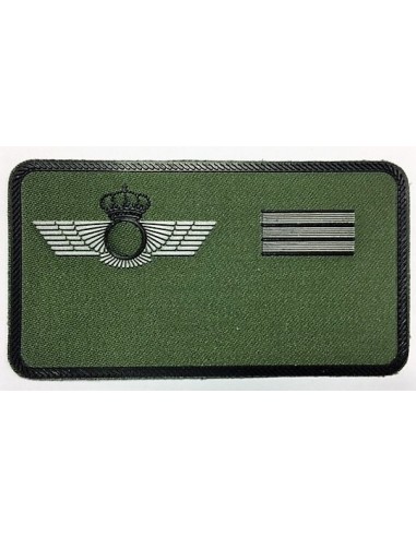 Galleta de FAENA Verde identificación PVC y Tela EJÉRCITO DEL AIRE